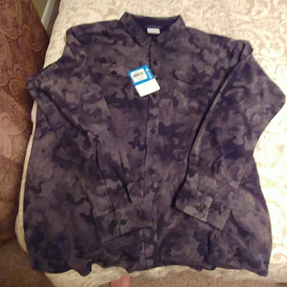 Columbia Mens Forest Park Printed Shirt